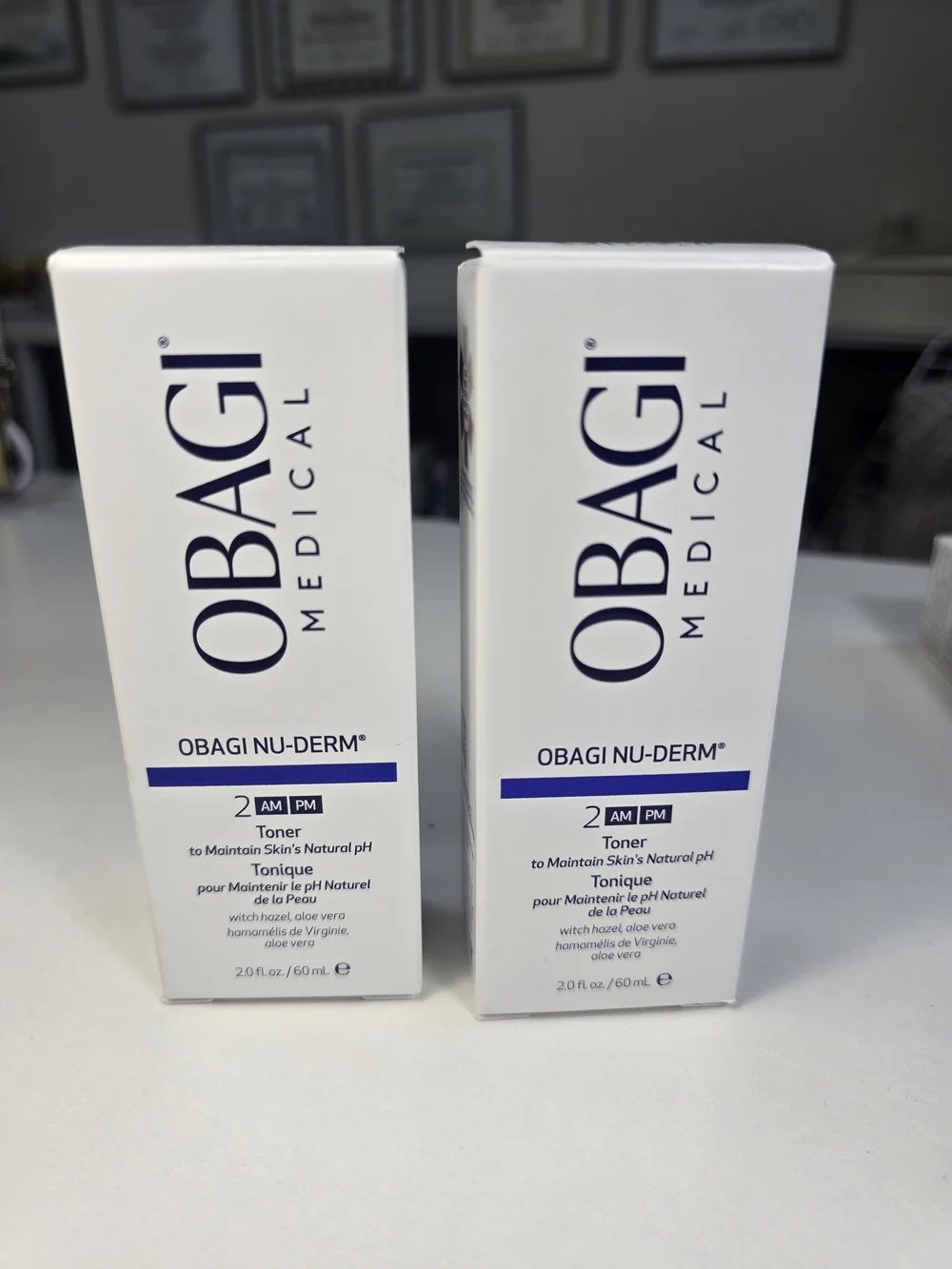 Obagi Nu-Derm Toner 2 AM/PM - White and Blue